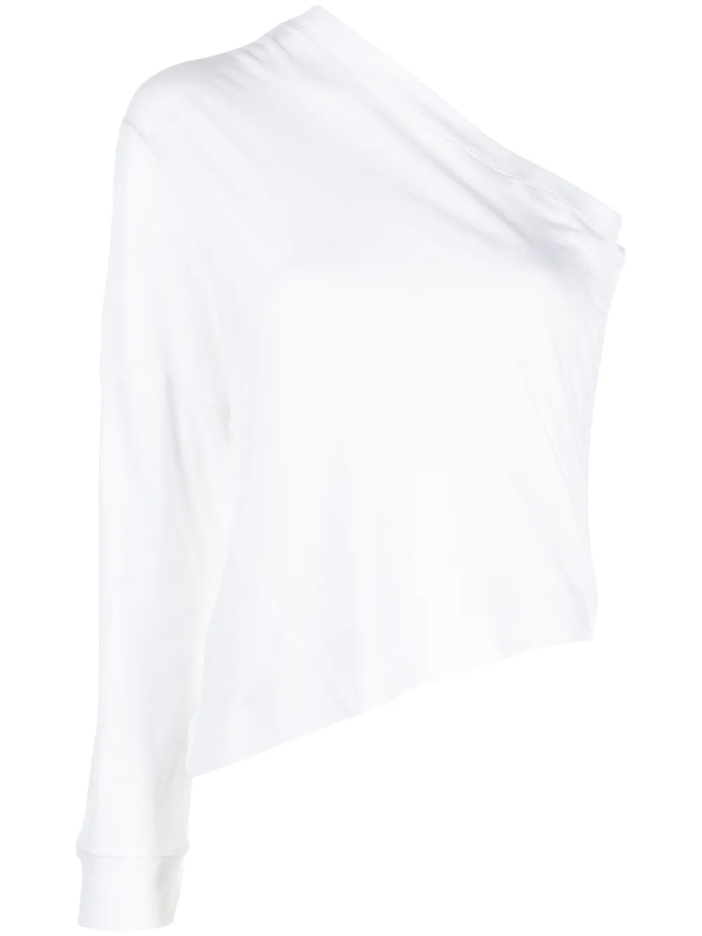 

RtA Athena ruched one-shoulder T-shirt - White