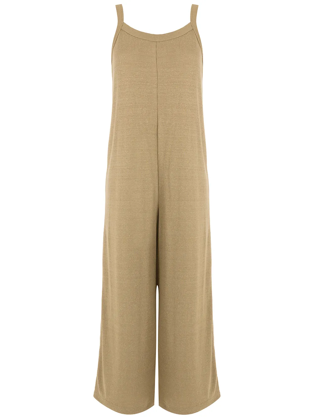 

Osklen sleeveless cotton wide-leg jumpsuit - Brown