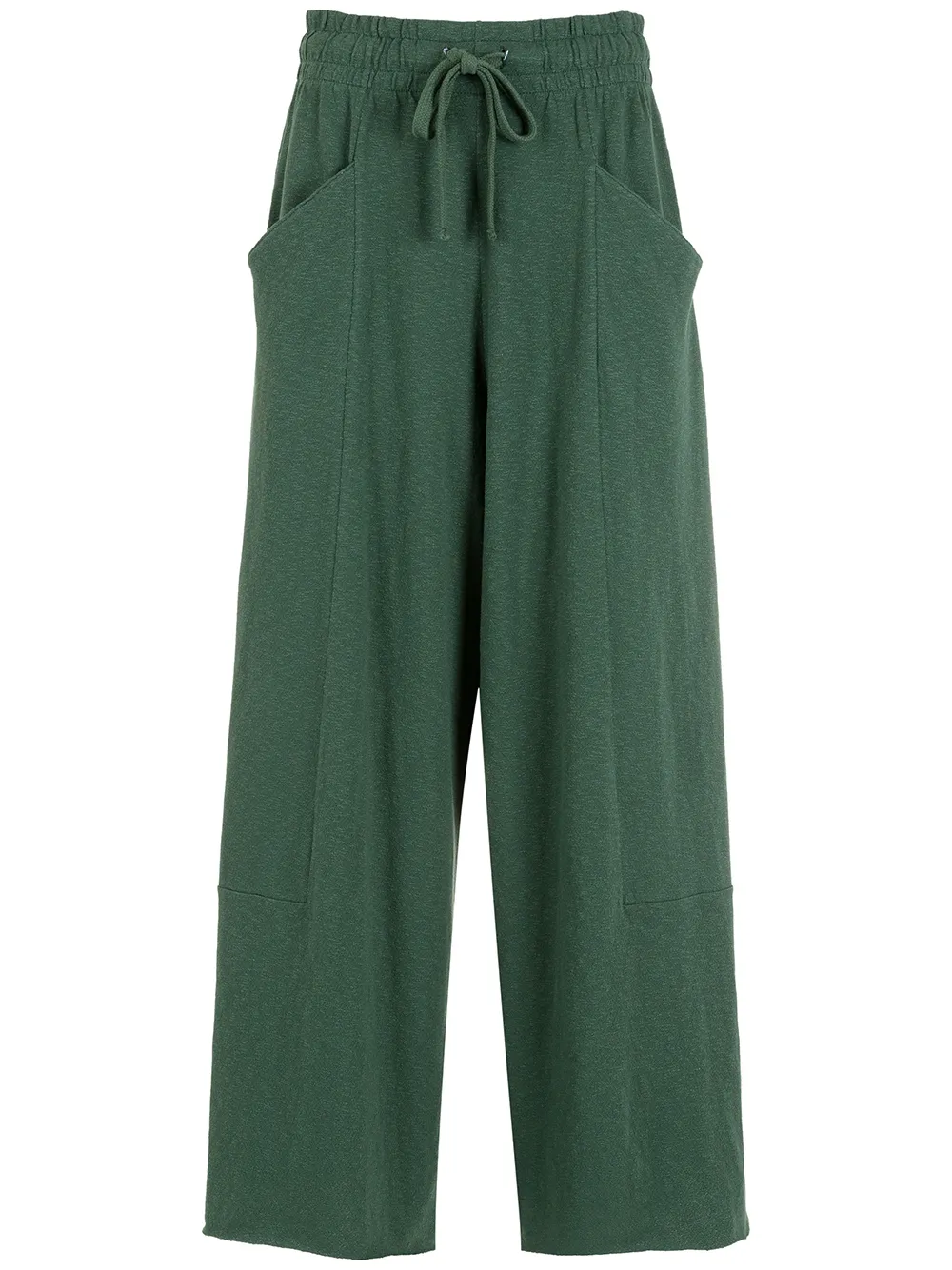 

Osklen high-waisted cotton track pants - Green