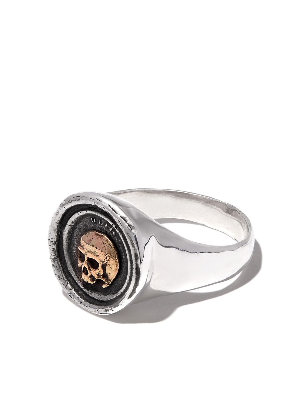 

Pyrrha anillo con sello What Once Was en plata y oro amarillo de 14kt - Plateado