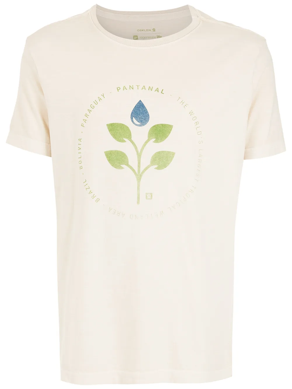 

Osklen playera con estampado botánico - Neutro