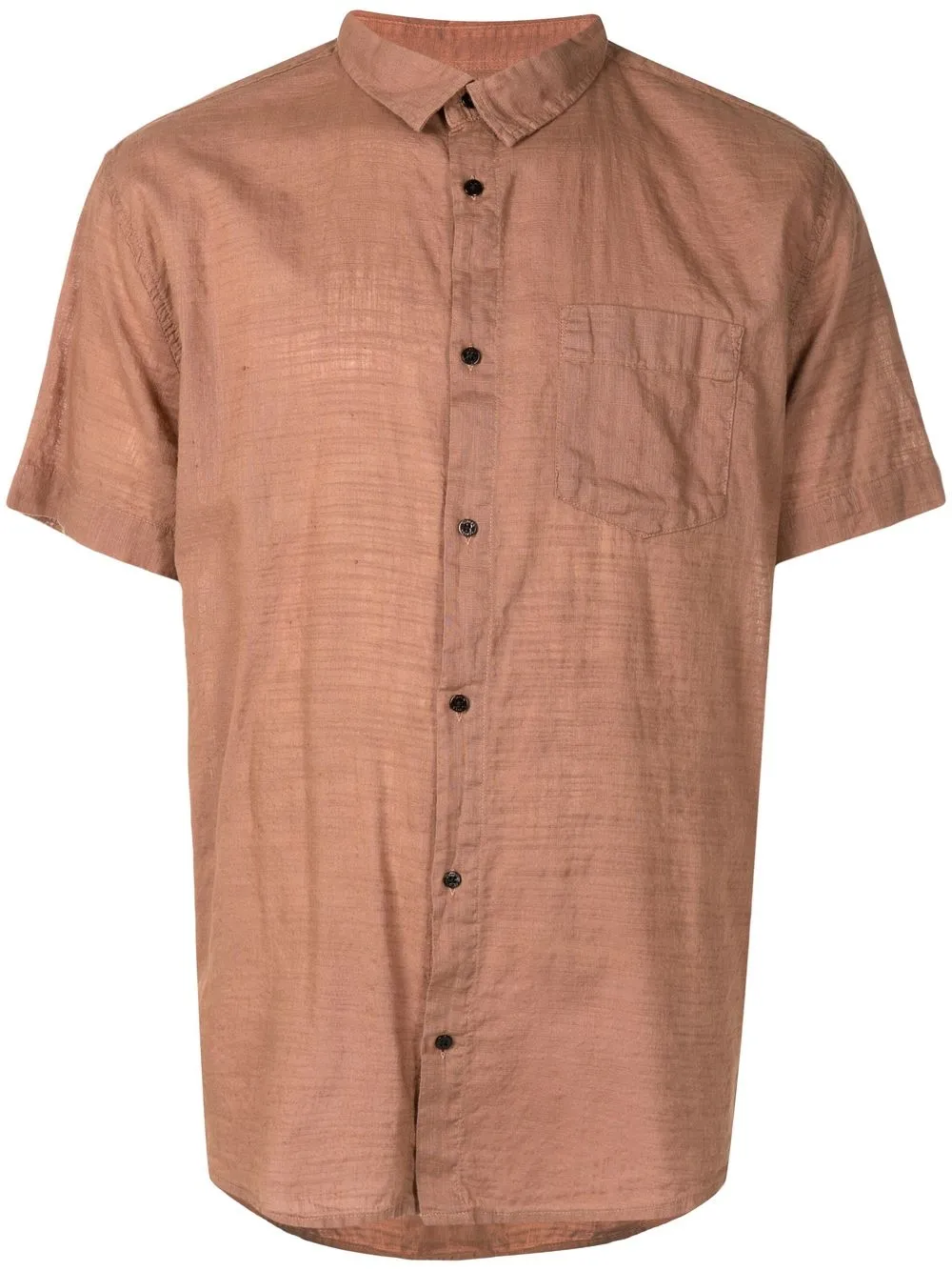 

Osklen short-sleeve button-up shirt - Brown