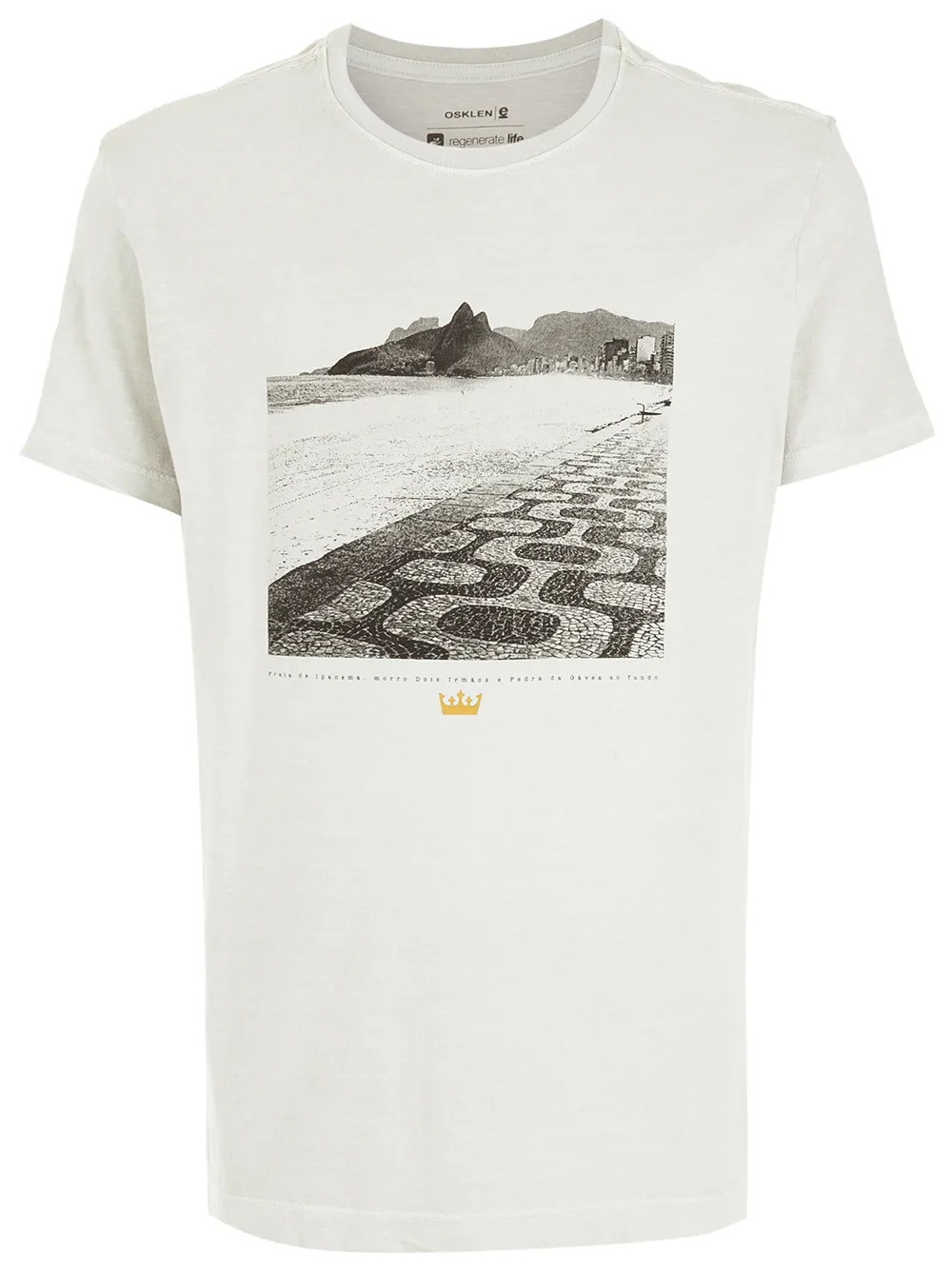 

Osklen playera con estampado de fotografía - Neutro