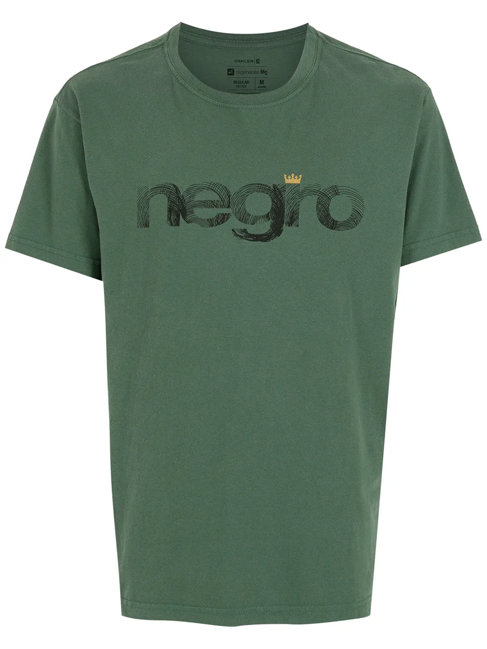 

Osklen playera con estampado gráfico - Verde