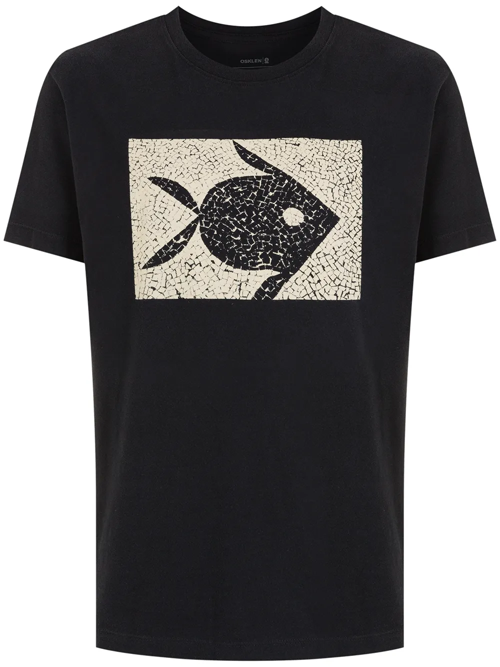 

Osklen playera Fish - Negro