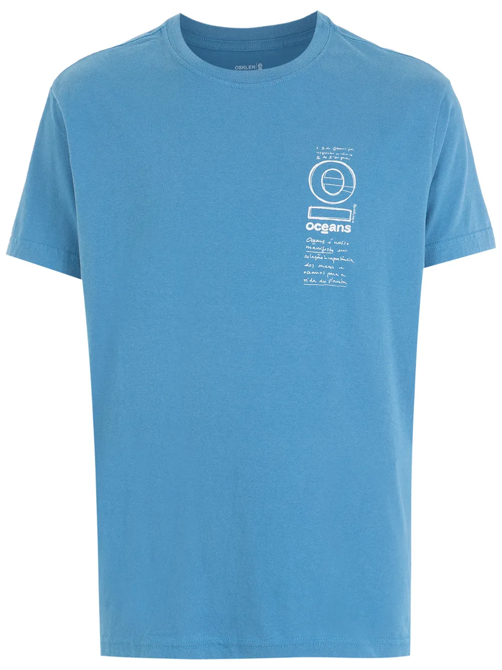 

Osklen graphic-print short-sleeve T-shirt - Blue