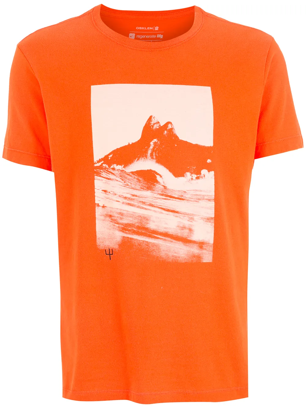 Osklen Camiseta mangas curtas com estampa gráfica | Laranja | Image 1