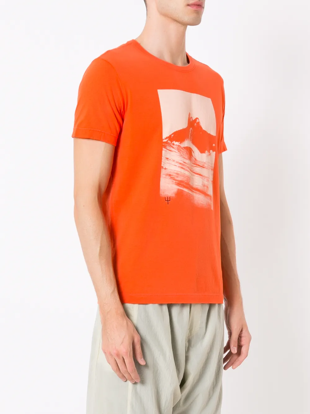 Osklen Graphic-print Short-sleeved T-shirt In Orange