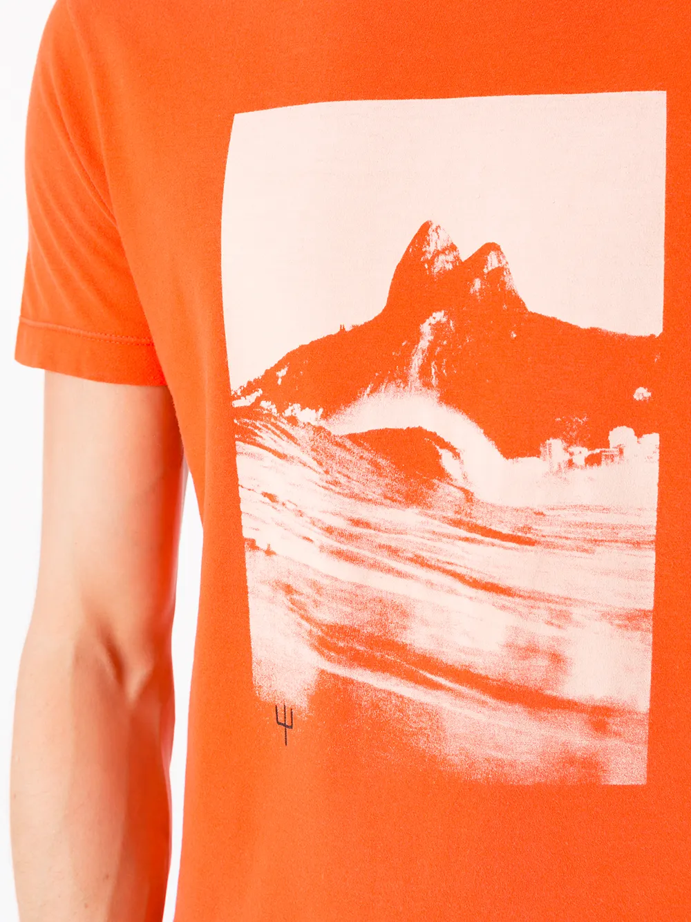 Osklen Graphic-print Short-sleeved T-shirt In Orange