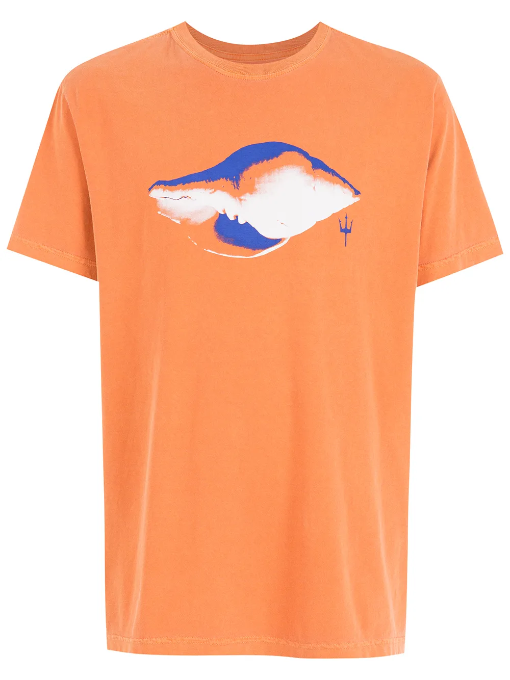 Osklen T-shirt met grafische print Oranje