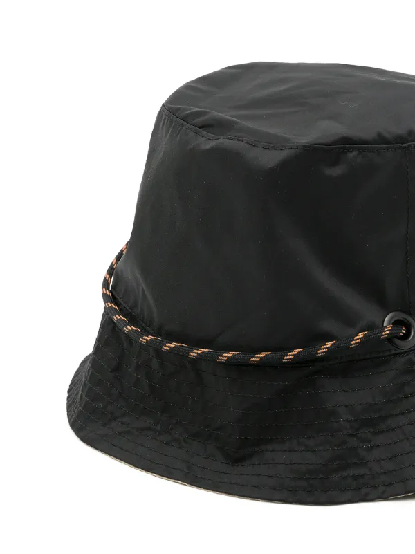 Cappello bucket reversibile con stampa Farfetch Accessori Cappelli e copricapo Cappelli Cappello Bucket Nero 