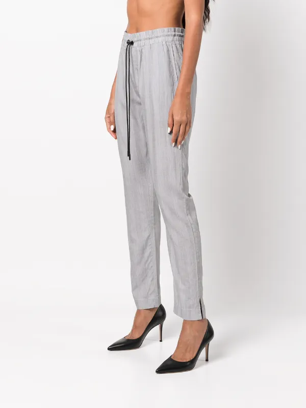RTA Fiona Cropped Trousers Grey FARFETCH IN