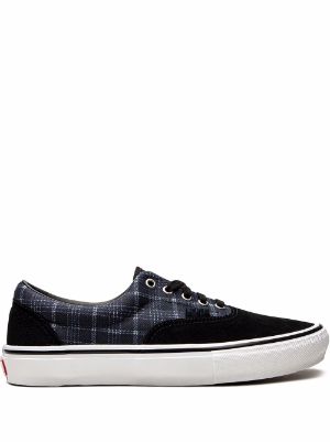 Plaid black and 2025 white vans