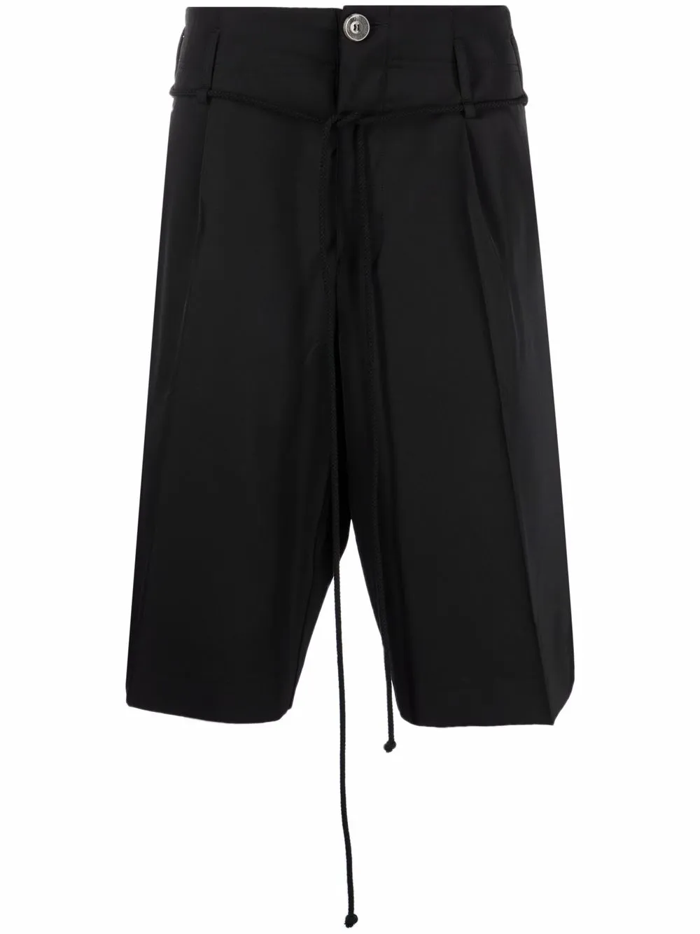 

Song For The Mute tie-waist tailored bermuda shorts - Black