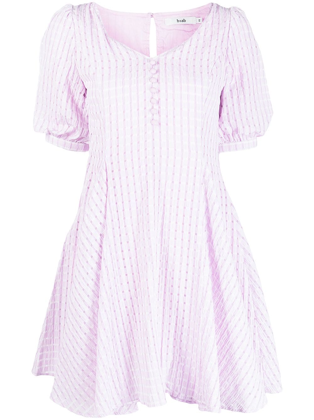 b+ab Knitted Flared Mini Dress - Farfetch