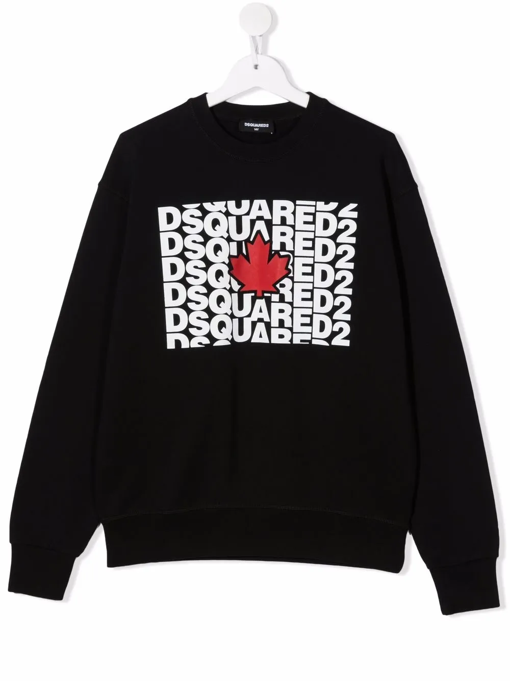 

Dsquared2 Kids sudadera con logo estampado - Negro