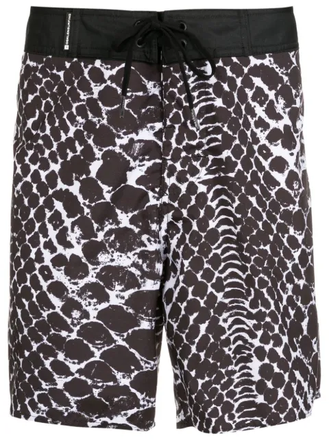Osklen reptile-print swim-shorts