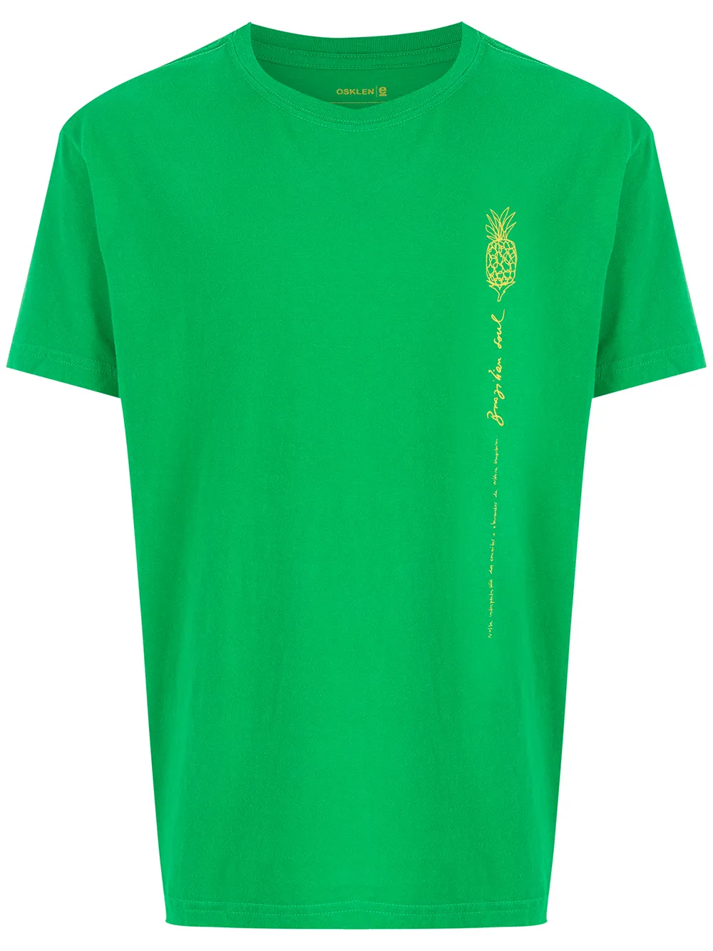 

Osklen logo-print short-sleeved T-shirt - Green