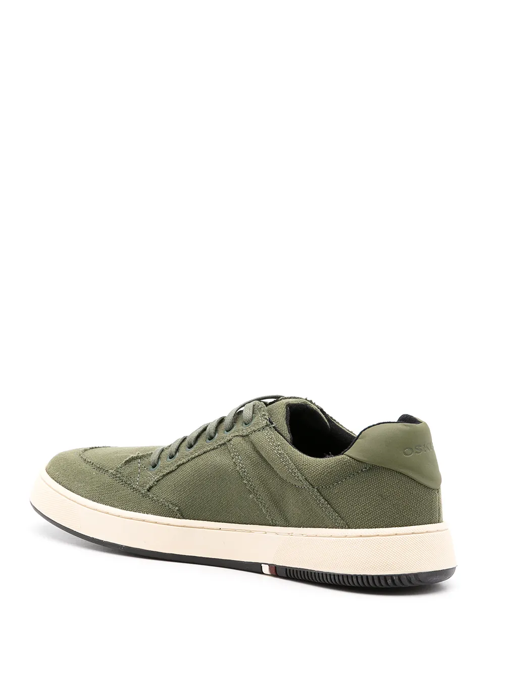 Osklen Logo-print Low Top Sneakers In Green