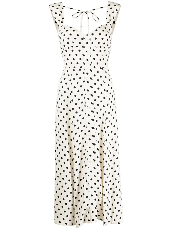 Reformation Tayler polka-dot Midi Dress 