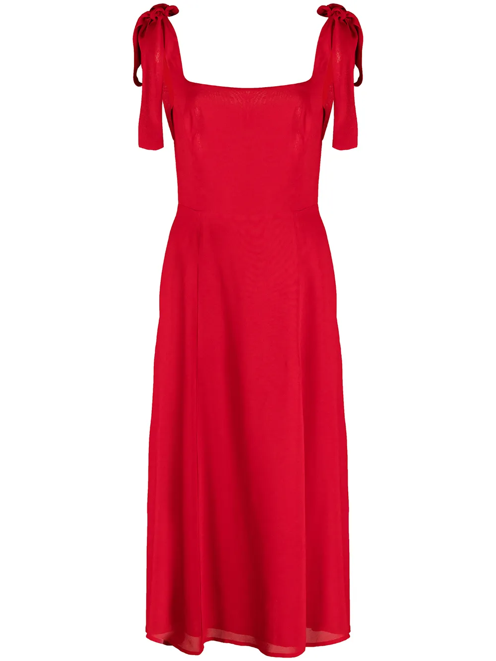

Reformation Twilight tied-strap dress - Red