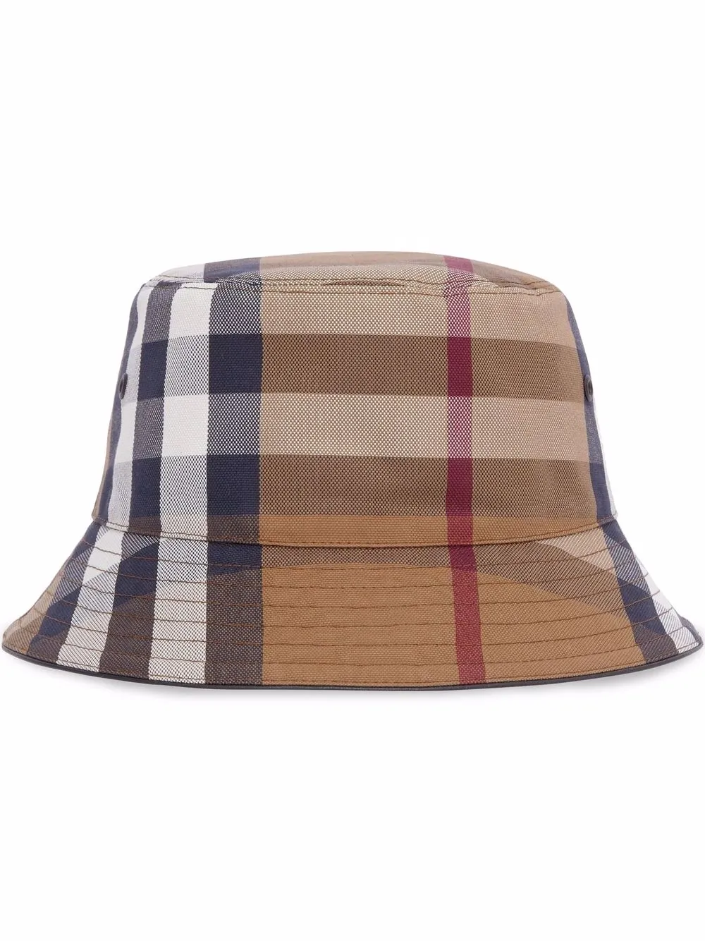 

Burberry gorro de pescador con estampado a cuadros - Marrón