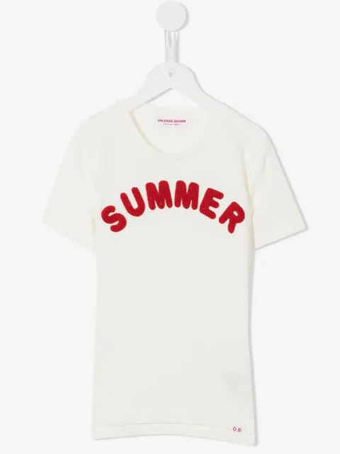Orlebar Brown Kids Jimmy summer-print T-shirt