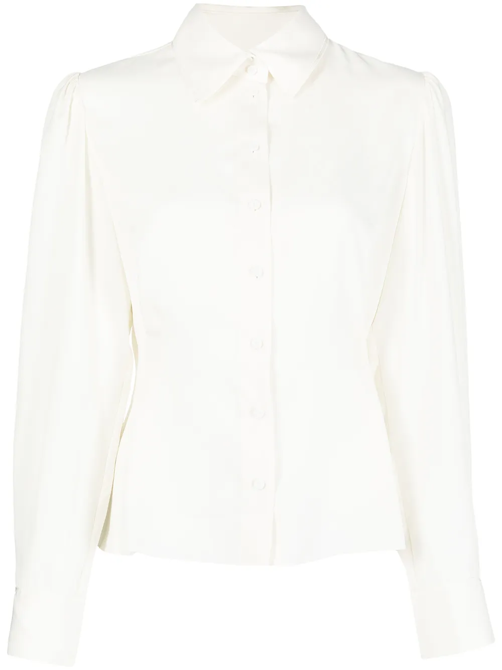 

PortsPURE camisa ajustada con botones - Blanco