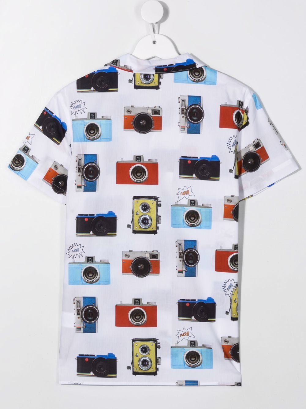 фото Paul smith junior camera-print shirt