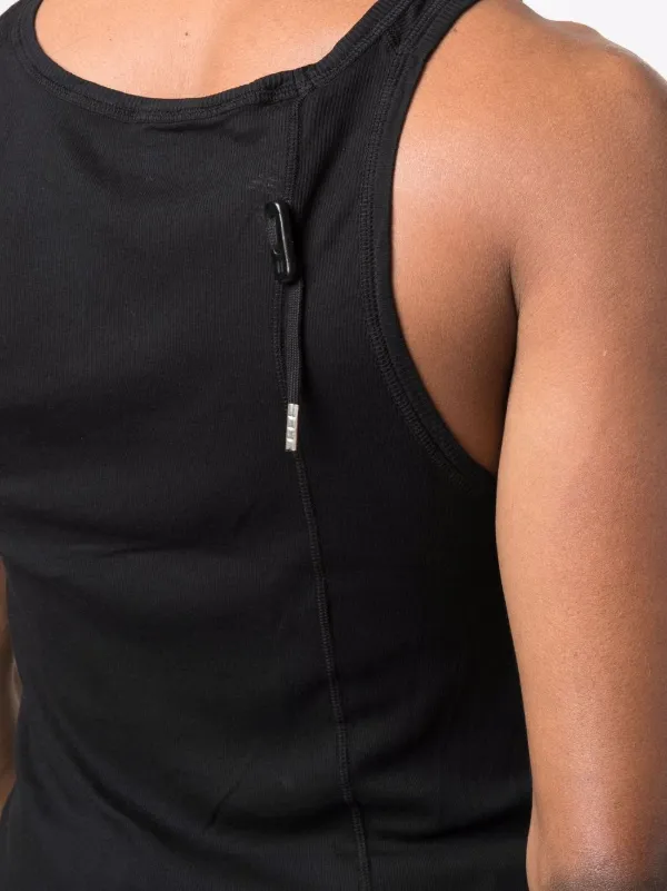 Boris Bidjan Saberi Long scoop-neck Tank Top | Black