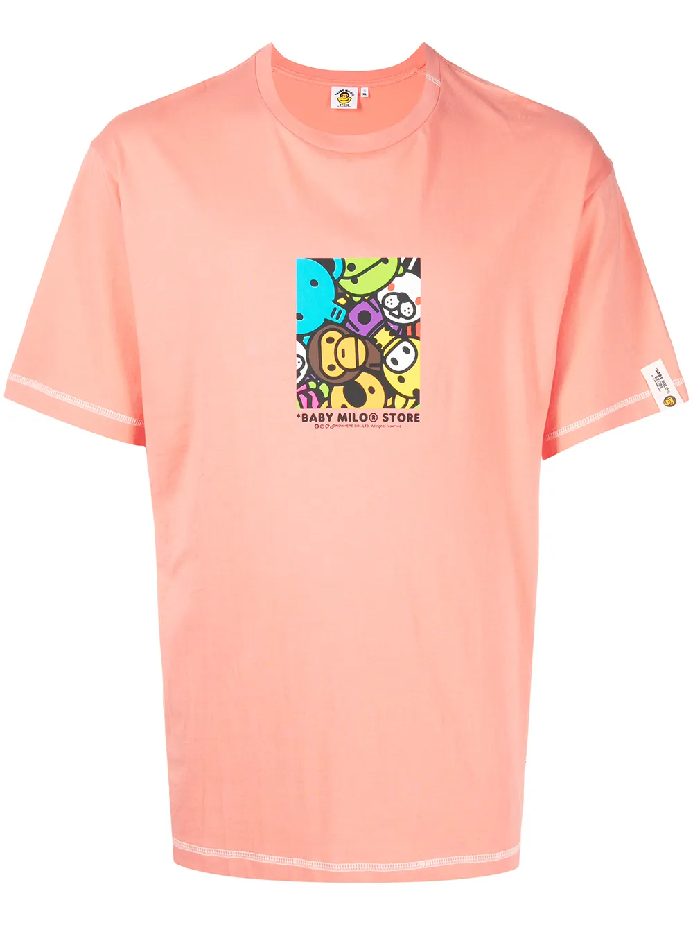 

*BABY MILO® STORE BY *A BATHING APE® playera con estampado gráfico - Rosado