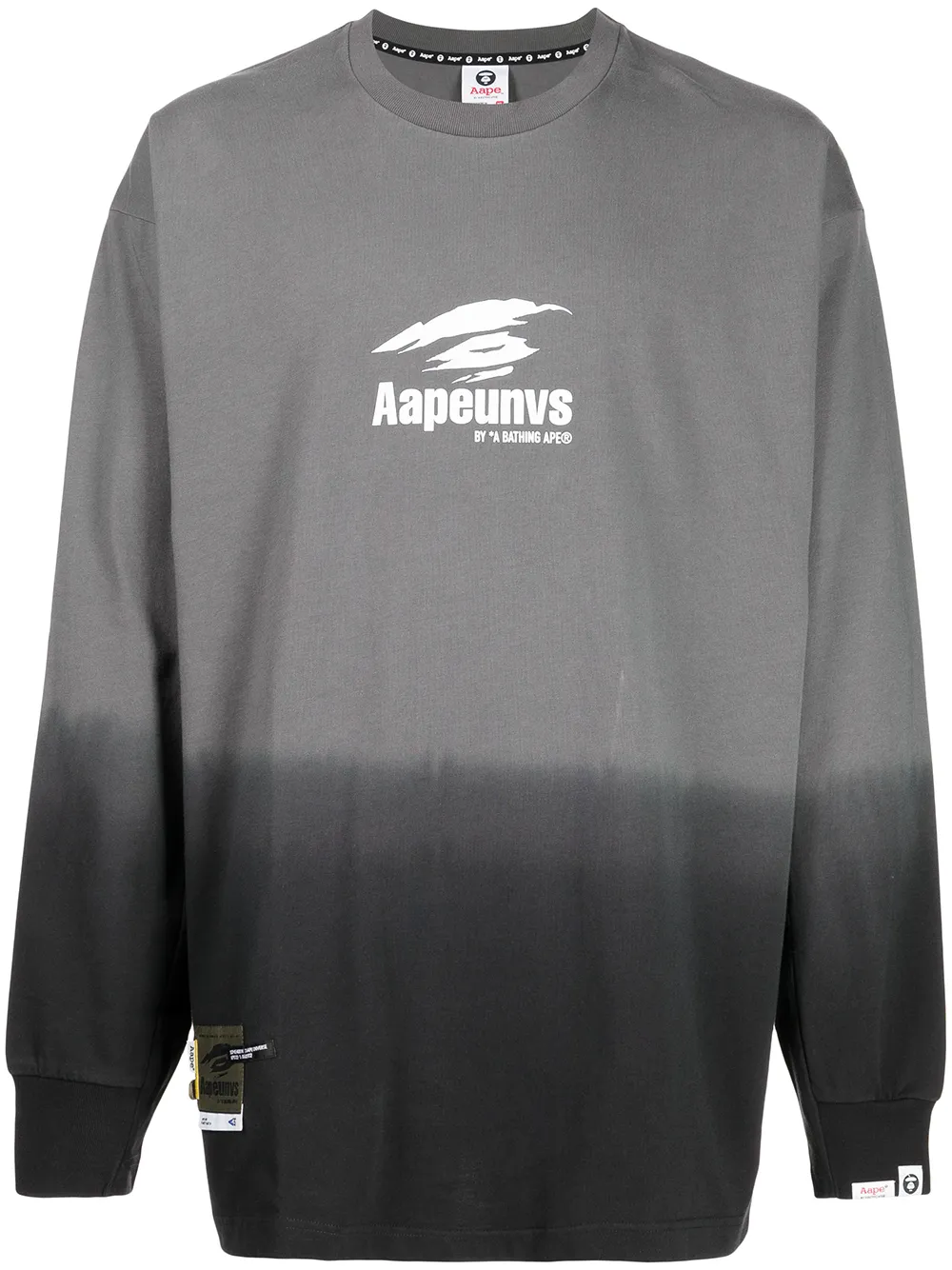 

AAPE BY *A BATHING APE® playera con estampado gráfico - Gris