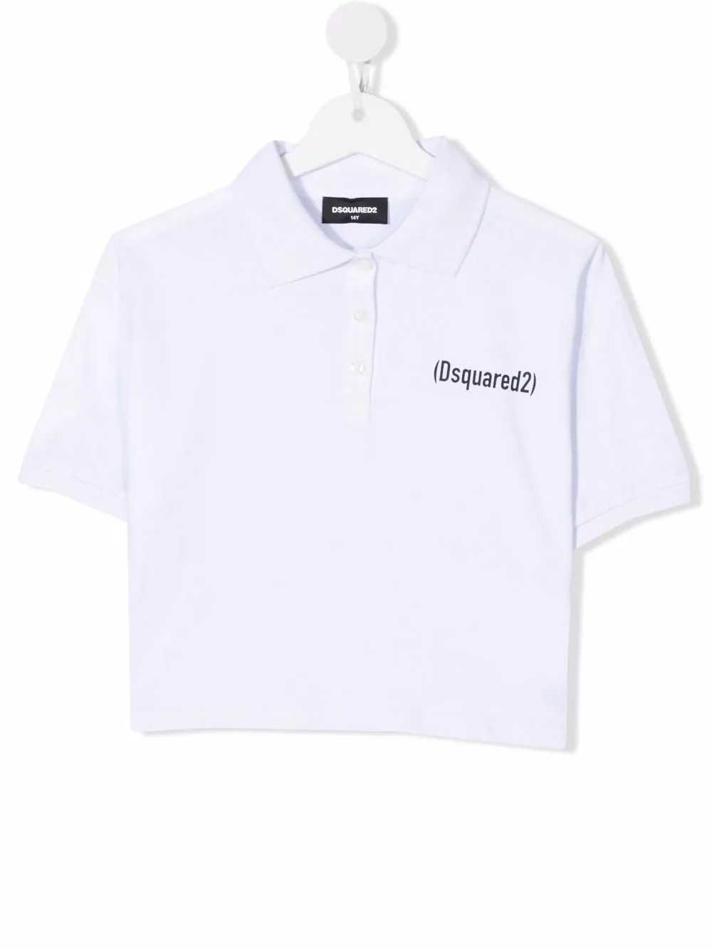 

Dsquared2 Kids TEEN logo-print short-sleeved polo shirt - White