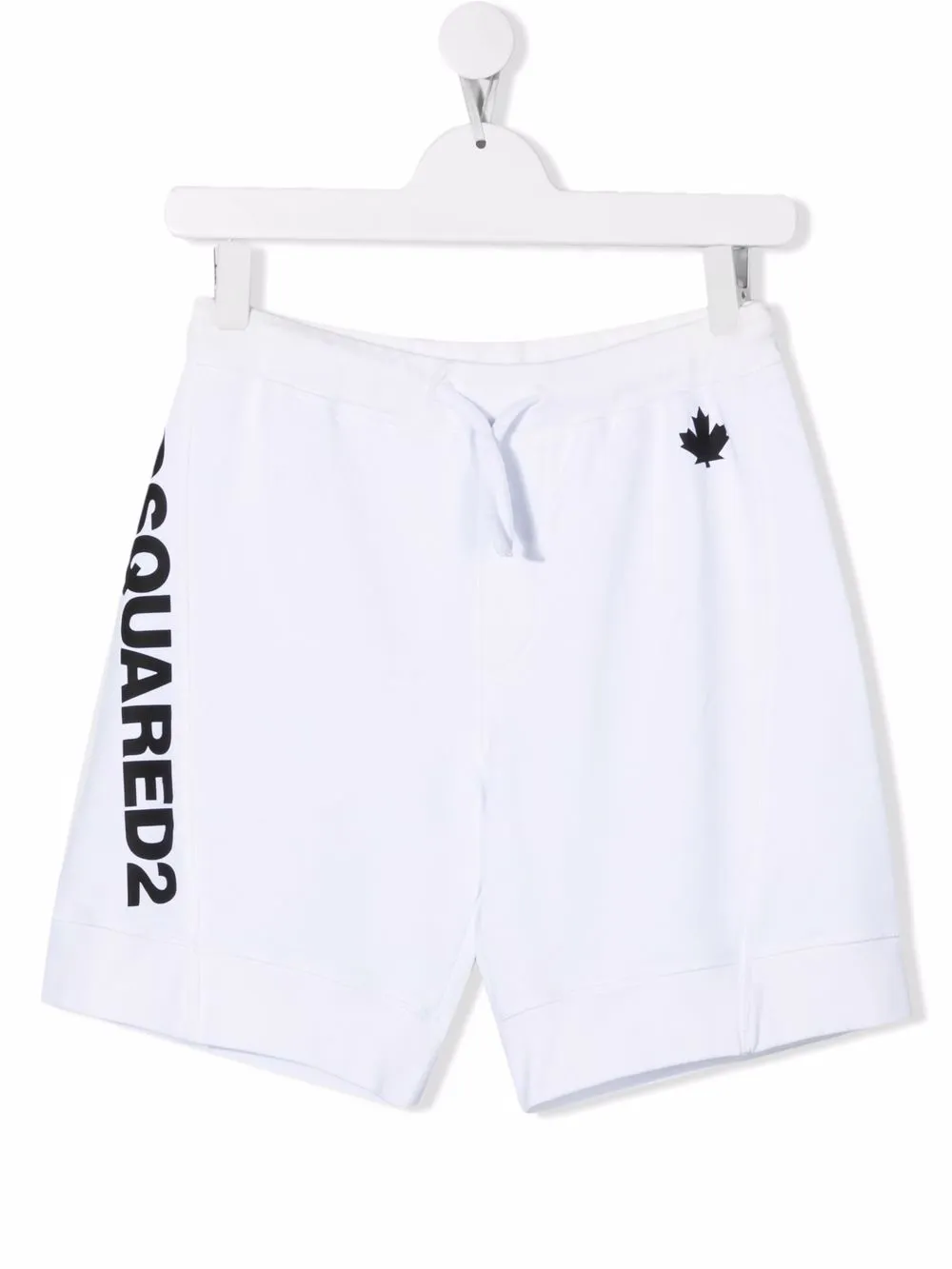 

Dsquared2 Kids TEEN logo-print track shorts - White