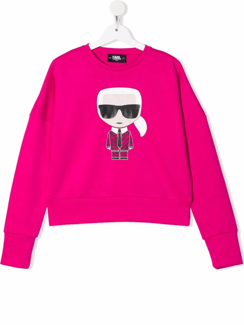 

Karl Lagerfeld Kids TEEN Karl print jumper - Pink