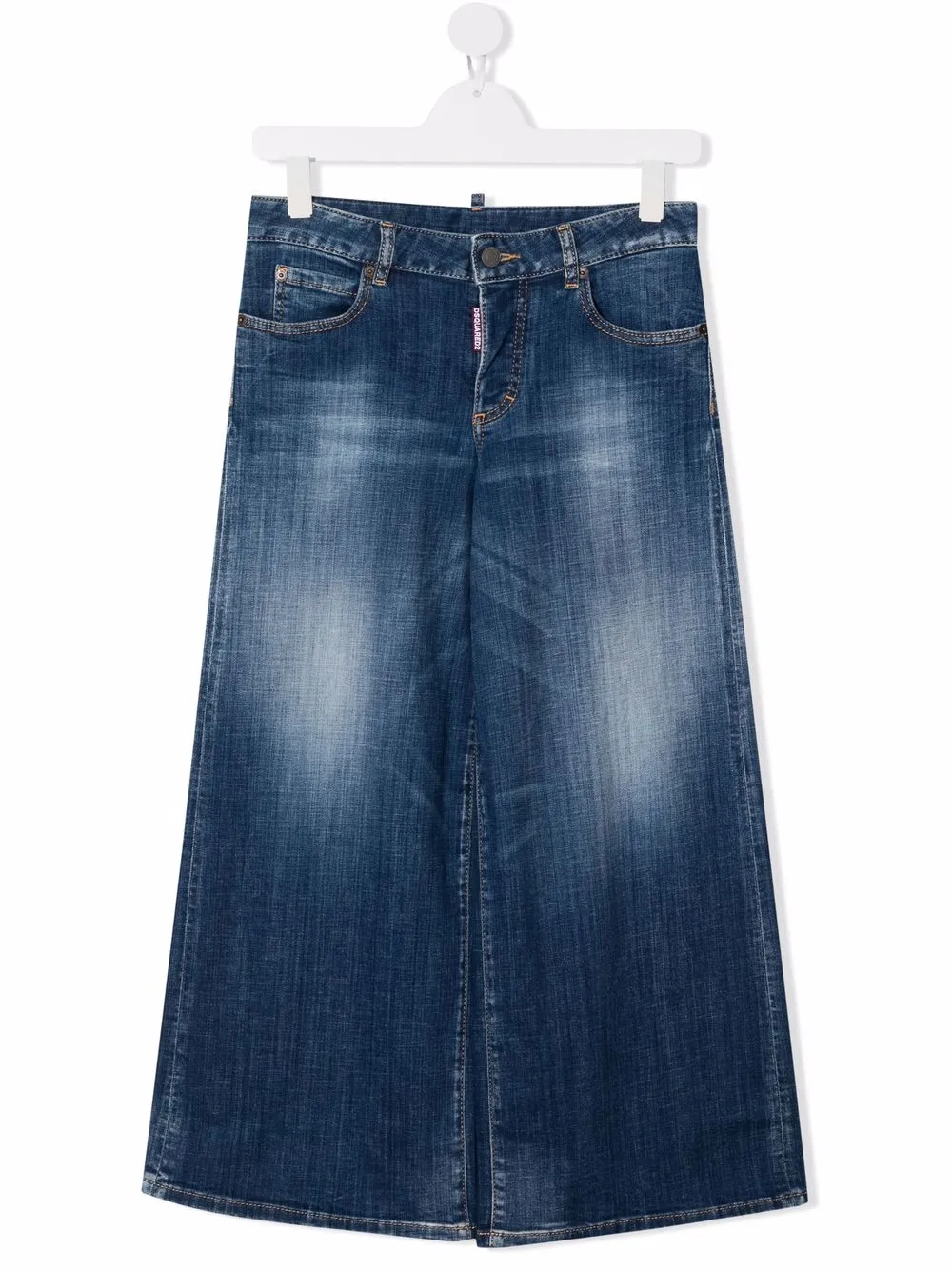 

Dsquared2 Kids jeans anchos con bolsillos - Azul