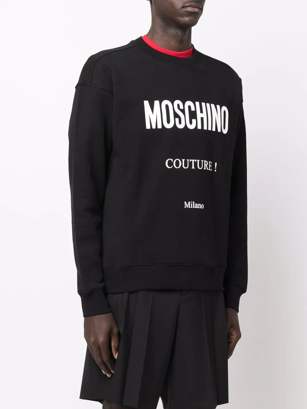 фото Moschino толстовка из органического хлопка с логотипом