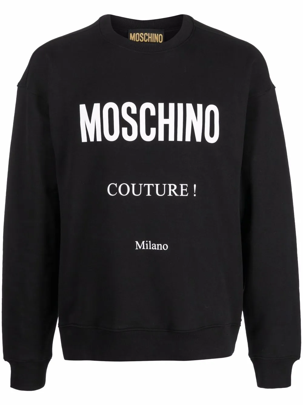 фото Moschino толстовка из органического хлопка с логотипом