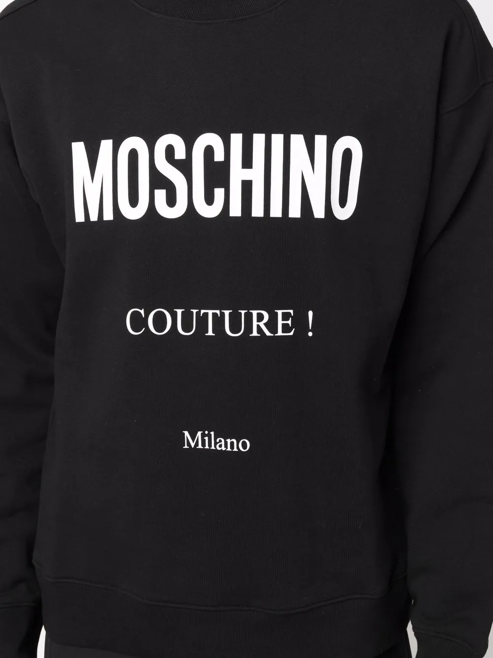 фото Moschino толстовка из органического хлопка с логотипом