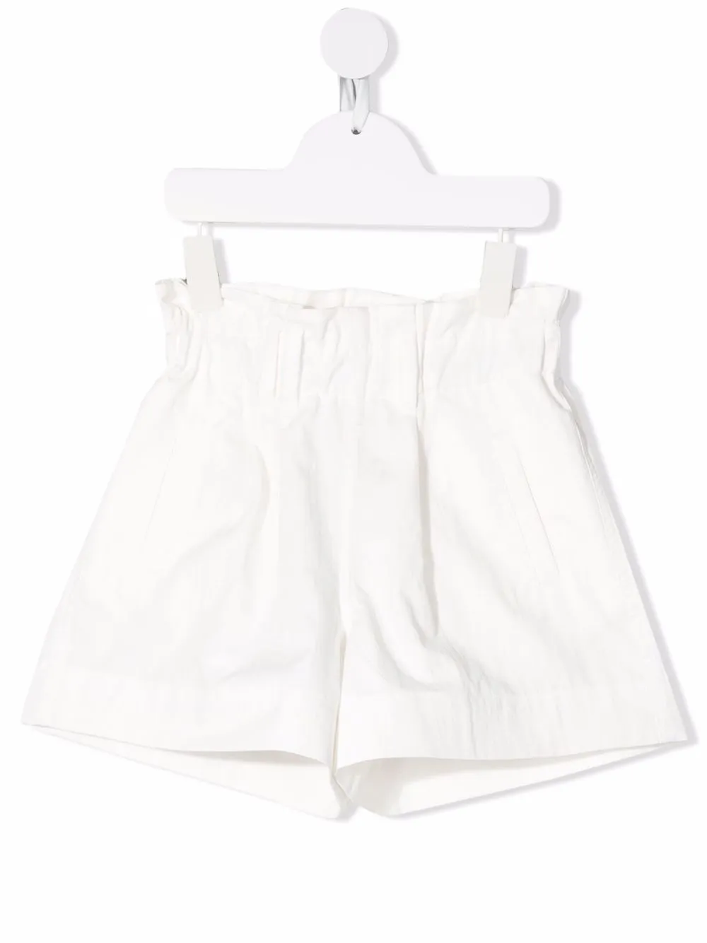 

Brunello Cucinelli Kids flared elasticated shorts - White