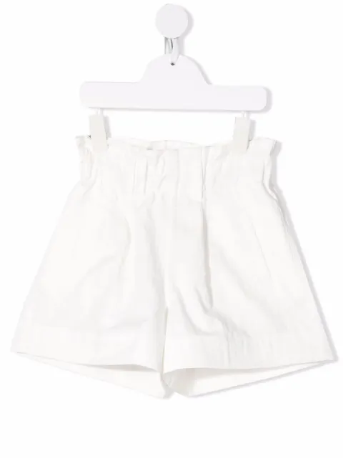 Brunello Cucinelli Kids flared elasticated shorts
