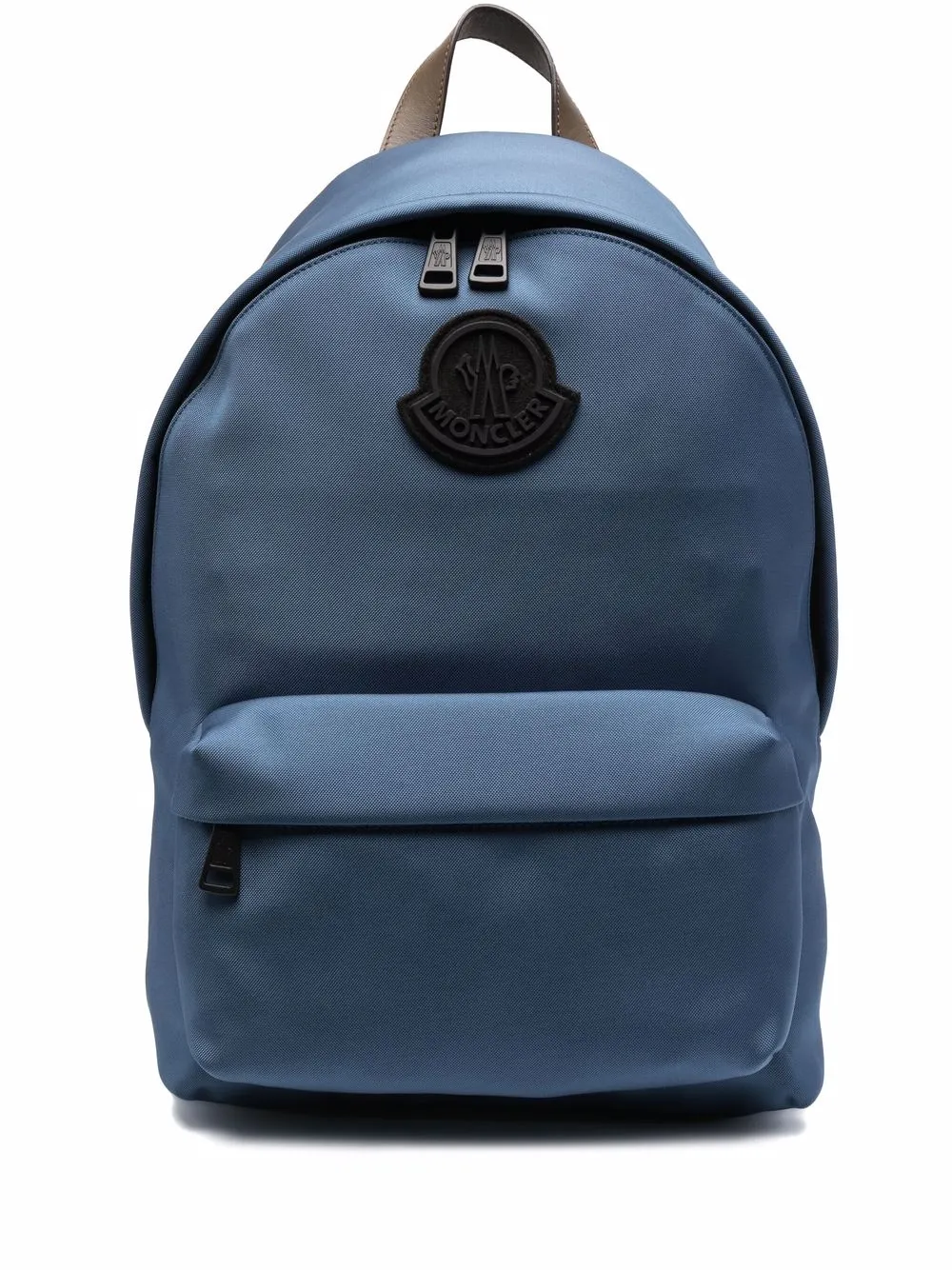 

Moncler mochila con parche del logo - Azul