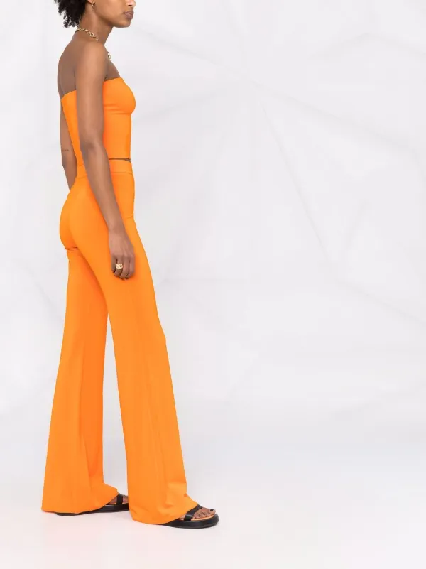 Shop THE ANDAMANE Gaia flared trousers 