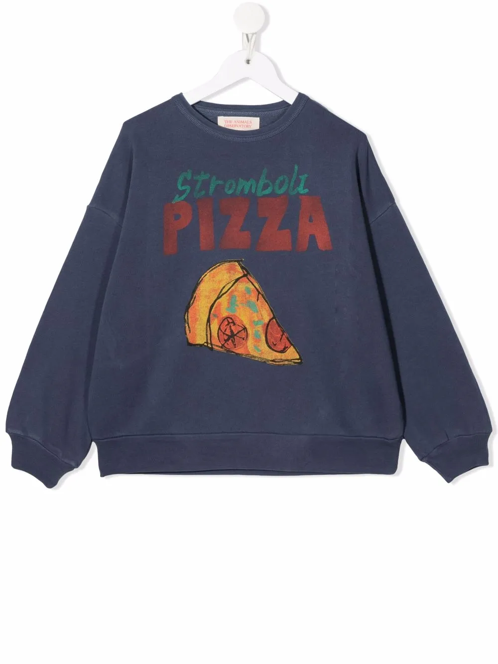 

The Animals Observatory sudadera con estampado de pizza - Azul