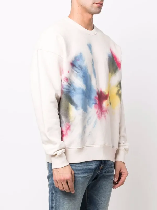 Tie dye crew sweatshirt clearance