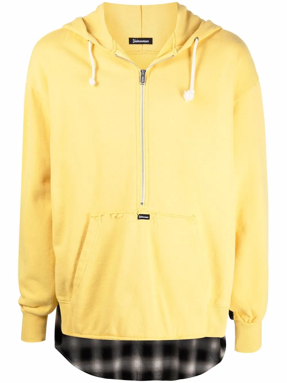 Image 1 of Undercoverism hoodie con estampado de cuadros