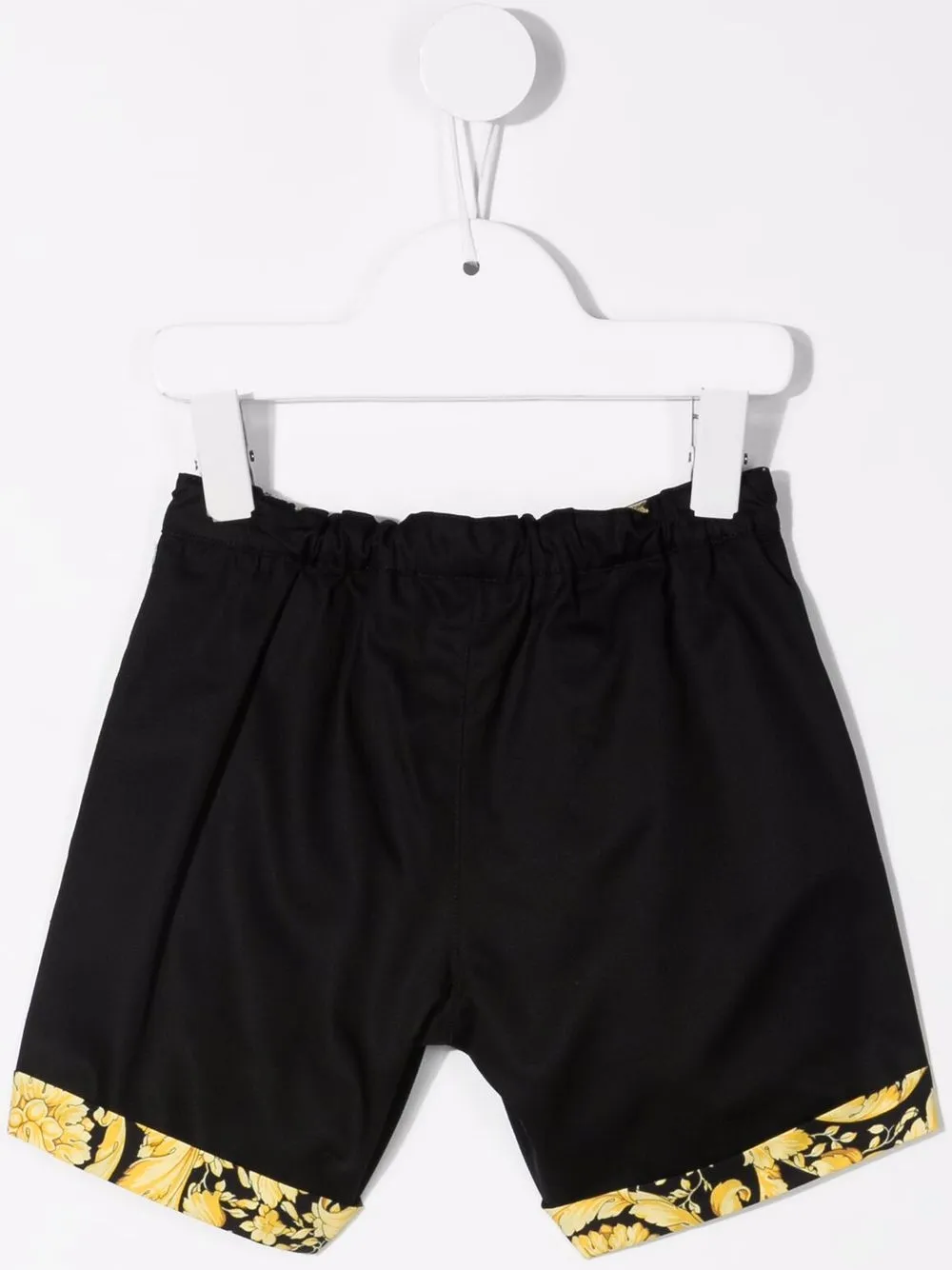 Versace Kids Zwembroek met Barocco print - Zwart
