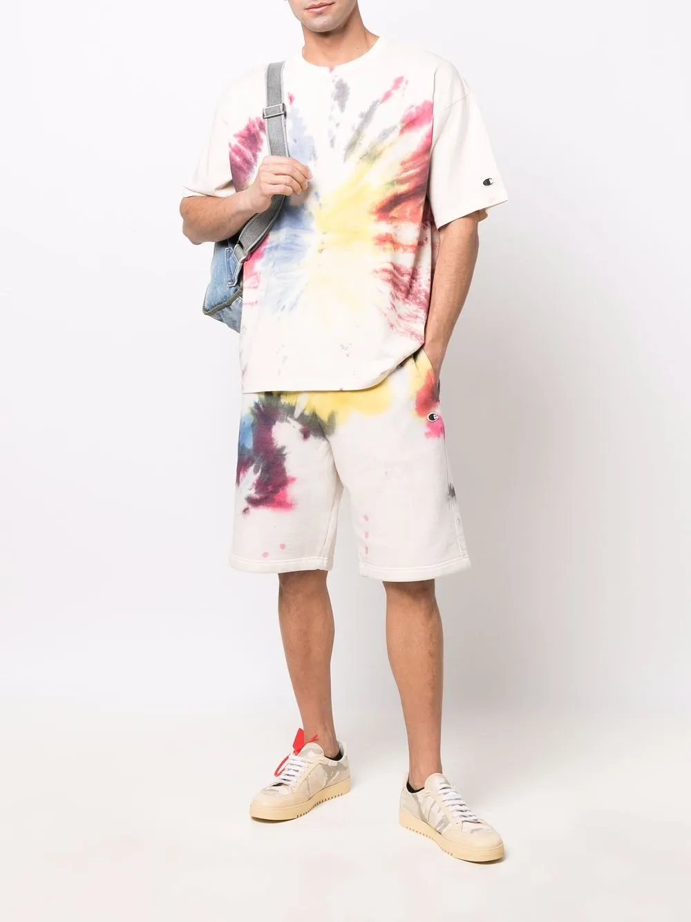 фото Champion футболка из органического хлопка с принтом тай-дай