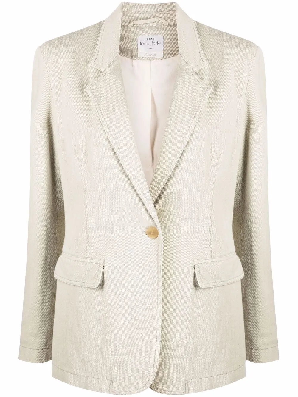 Forte Forte blazer con botones y solapas de muesca - Verde