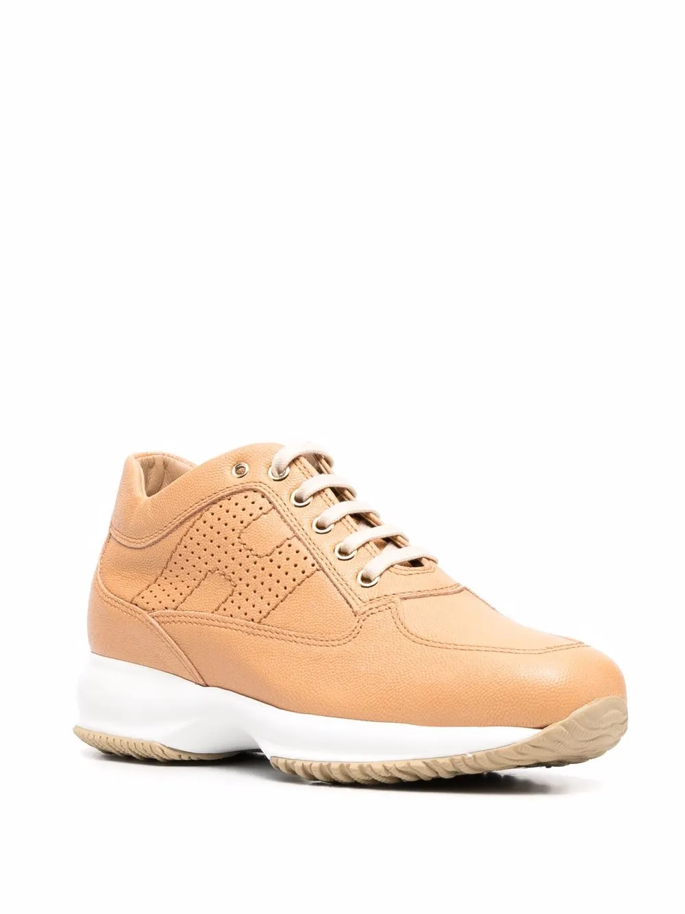 Hogan Sneakers met logopatch - Beige